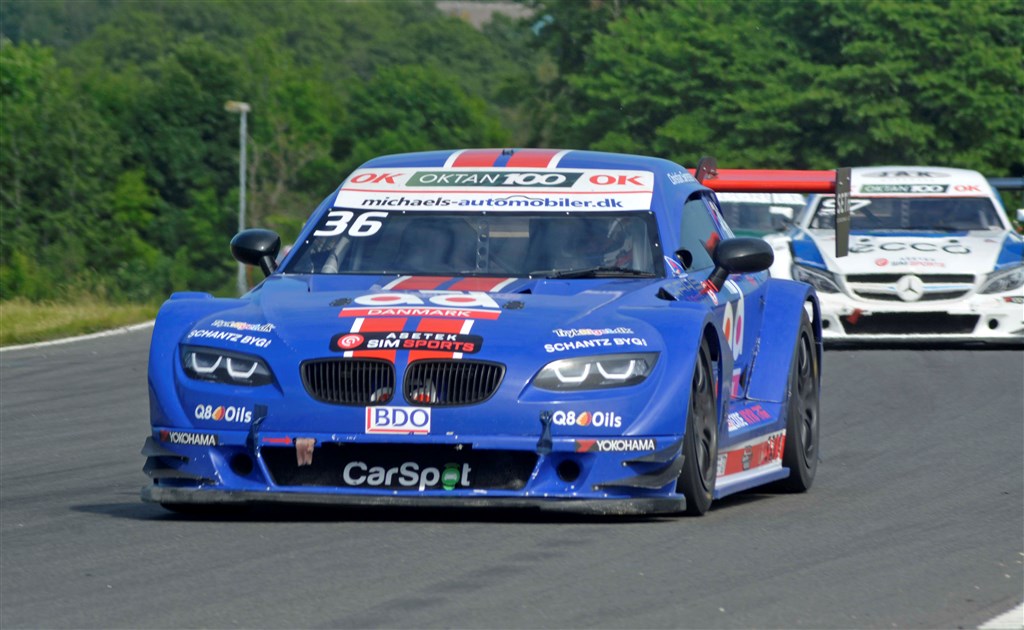 Christian Sørensen startede 2021-sæsonen ved at gå i front for DM-serien: Super GT DK.
(Foto: Åge Keseler Kirketerp)